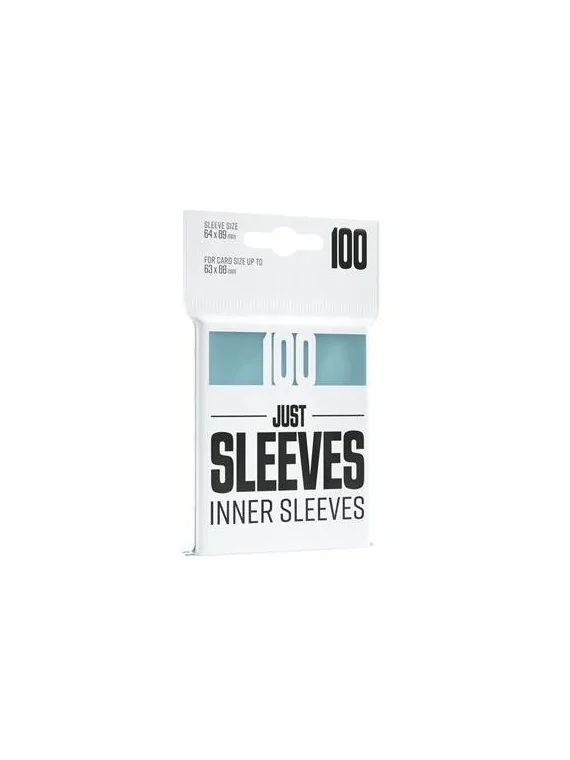 Just Sleeves Inner Sleeves (100) de Gamegenic en Fundas | La Cueva Roja