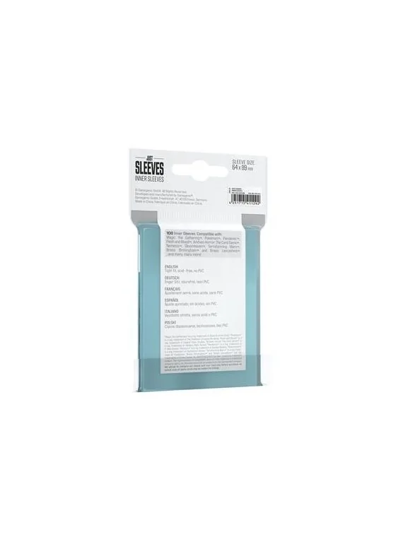 Just Sleeves Inner Sleeves (100) de Gamegenic en Fundas | La Cueva Roja
