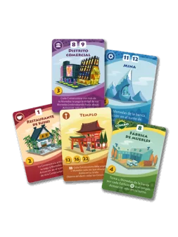 Machi Koro Segunda Edición de CMON en Juegos de Tablero | La Cueva Roja