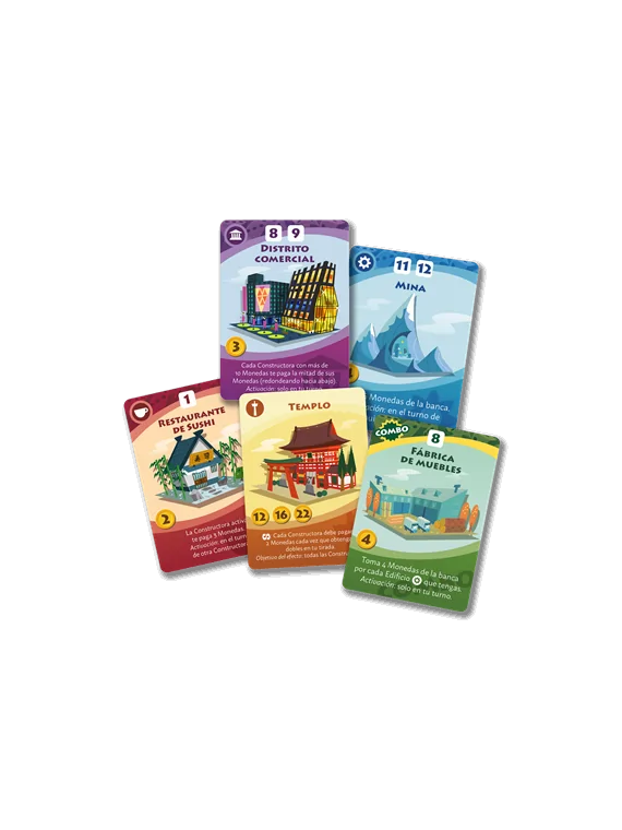 Machi Koro Segunda Edición de CMON en Juegos de Tablero | La Cueva Roja