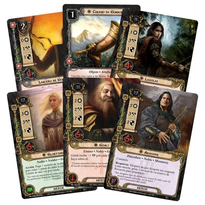 El Señor de los Anillos Caja Básica Ed. Revisada de Fantasy Flight Games en Juegos de Cartas | La Cueva Roja