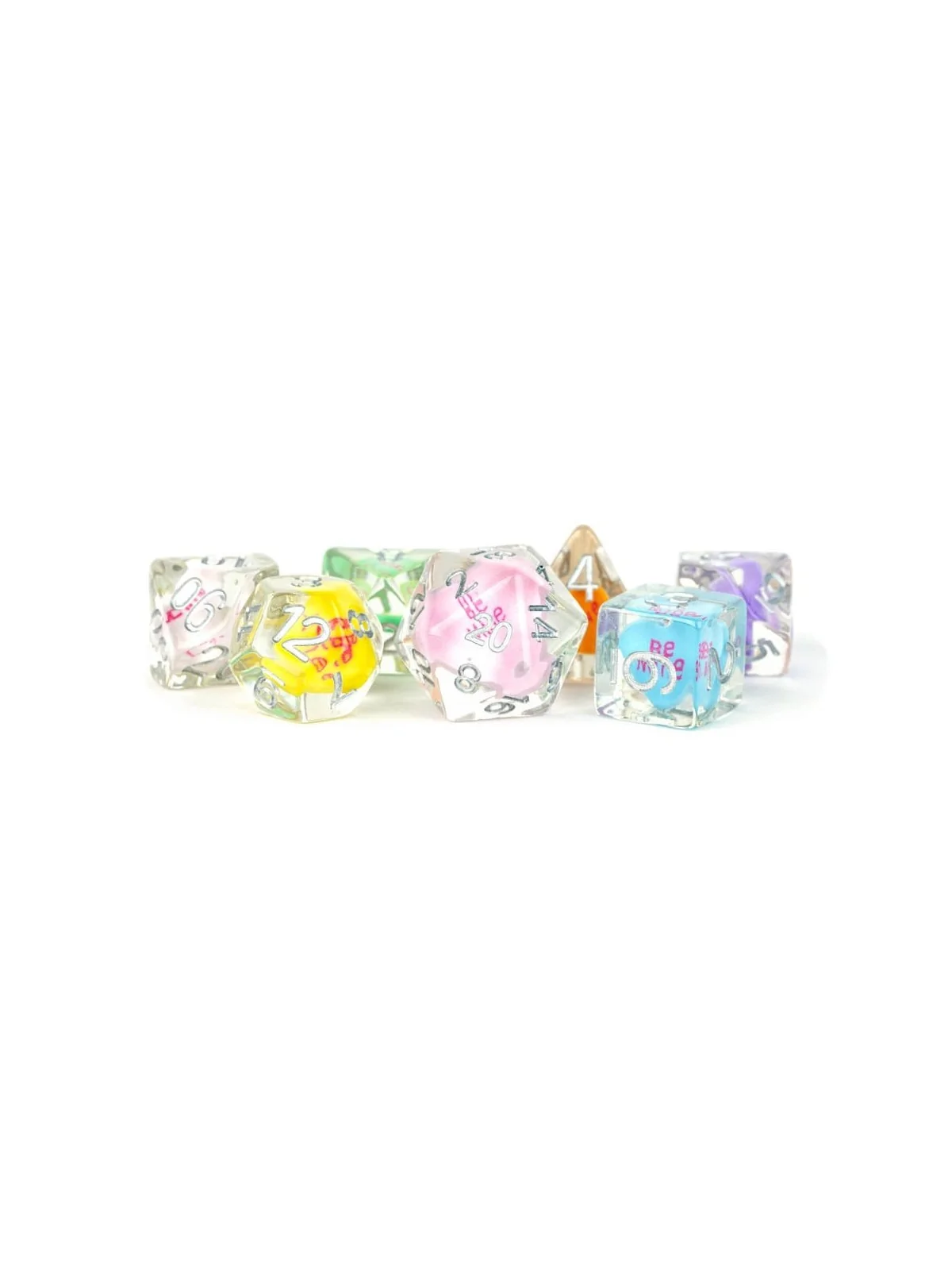 FanRoll Pack de Dados Love (7) de FanRoll en Dados | La Cueva Roja