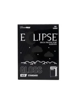 Fundas Standard Gloss Jet Black (105 Unidades) de Ultra Pro en Fundas | La Cueva Roja