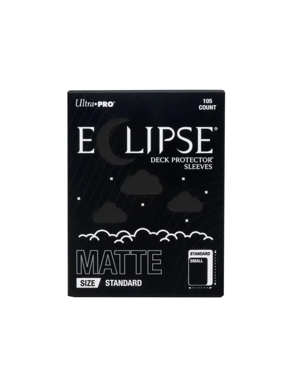 Fundas Standard Matte Jet Black (105 Unidades) de Ultra Pro en Fundas | La Cueva Roja