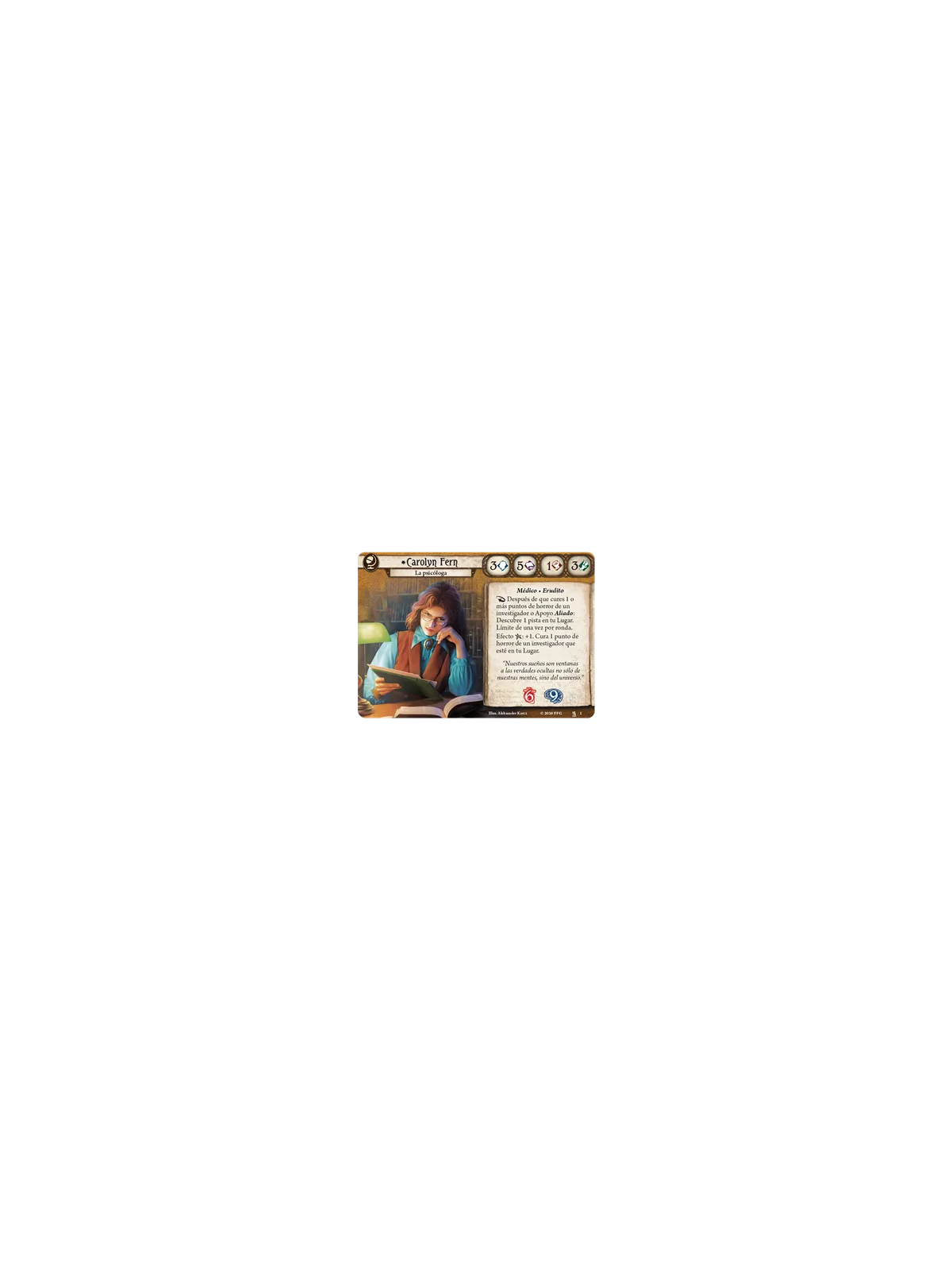 Arkham Horror LCG: Carolyn Fern Mazo de Investigador de Fantasy Flight Games en Juegos de Tablero | La Cueva Roja
