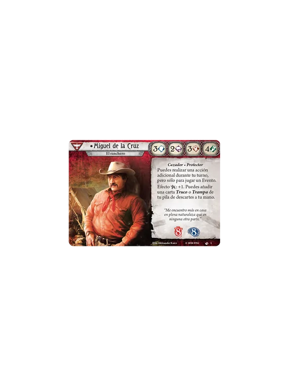 Arkham Horror LCG: Miguel de la Cruz Mazo de Investigador de Fantasy Flight Games en Juegos de Tablero | La Cueva Roja