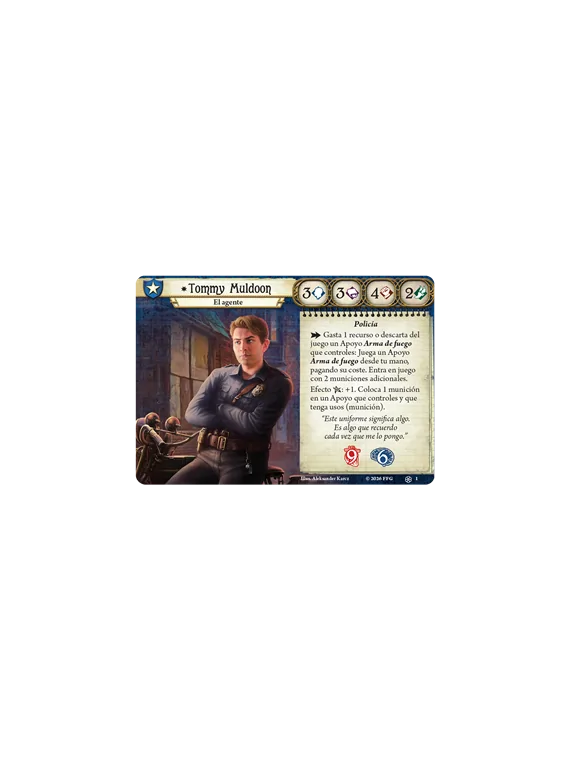 Arkham Horror LCG: Tommy Muldoon Mazo de investigador de Fantasy Flight Games en Juegos de Tablero | La Cueva Roja