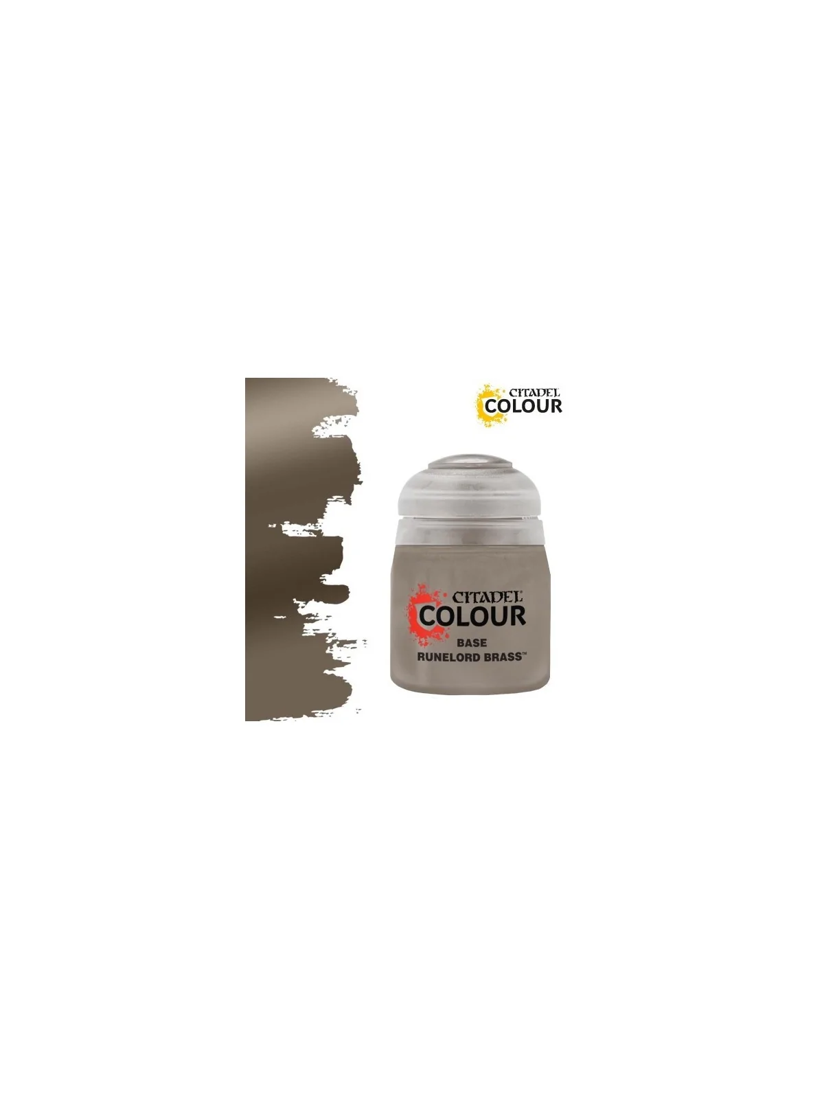 Warhammer Colour Base: Runelord Brass (21-55) de Games Workshop en Warhammer Colour | La Cueva Roja