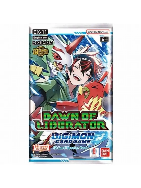 Sobre Digimon TCG: Dawn Of Liberator EX-11 (Inglés) de Bandai en Digimon Card Game | La Cueva Roja