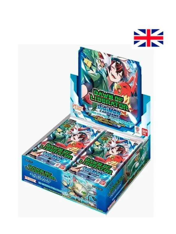 Digimon Card Game: Dawn Of Liberator EX-11 Extra Booster Box (24x Boosters) de Bandai en Digimon Card Game | La Cueva Roja