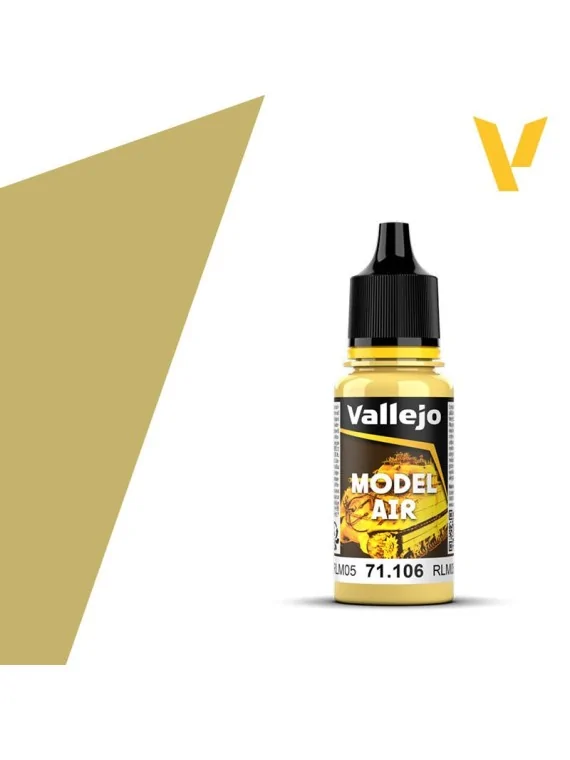 RLM05 Elfenbein Model Air Vallejo 18ml (71106) de Vallejo en Model Air | La Cueva Roja