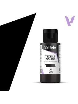 Negro Textile Color Vallejo 60ml (40069) de Vallejo en Vallejo | La Cueva Roja