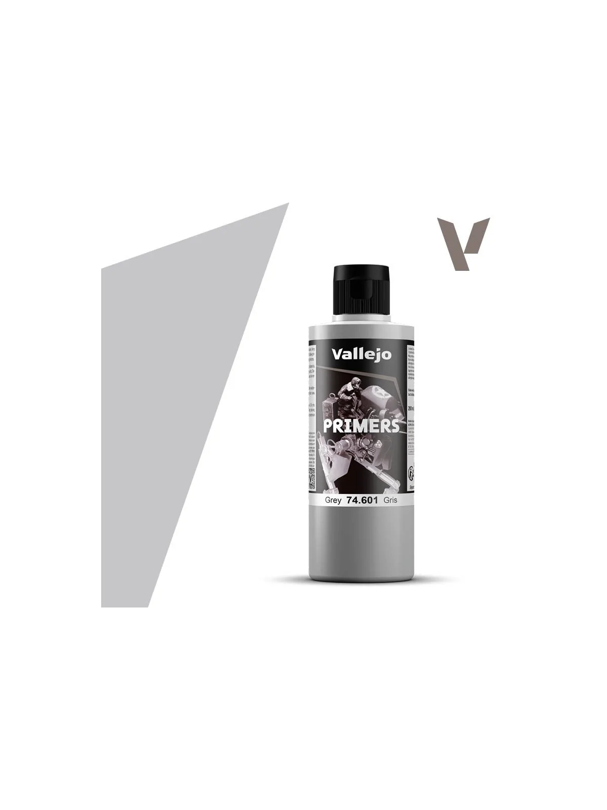 Gris Primers Vallejo 200ml (74601) de Vallejo en Primers | La Cueva Roja