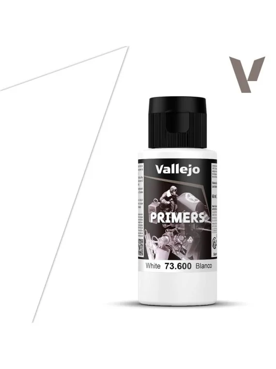 Blanco Primers Vallejo 60ml (73600) de Vallejo en Primers | La Cueva Roja