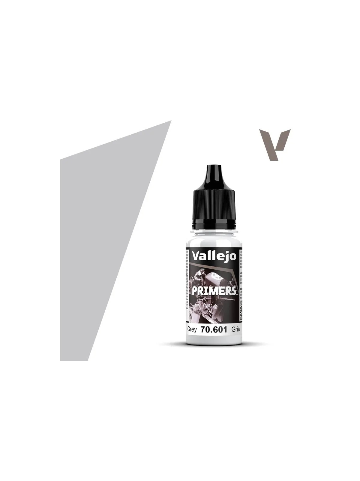 Gris Primers Vallejo 18 ml (70601) de Vallejo en Primers | La Cueva Roja