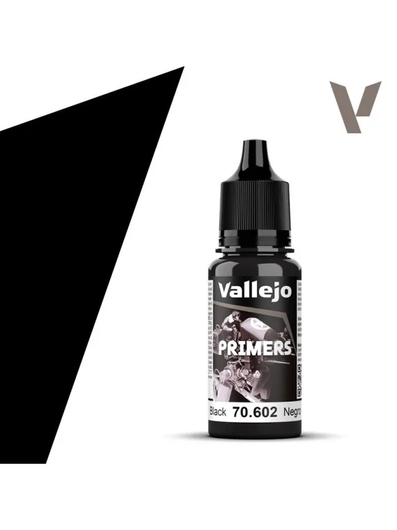 Negro Primers Vallejo 18 ml (70602) de Vallejo en Primers | La Cueva Roja