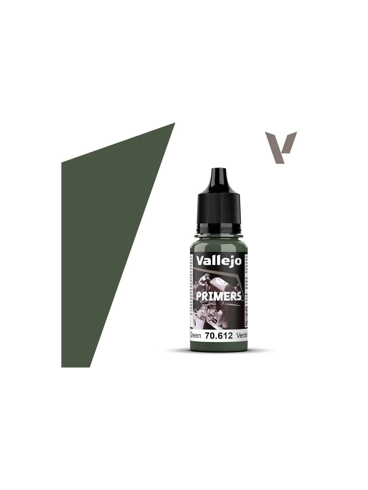 Verde OTAN Primers Vallejo 18ml (70612) de Vallejo en Primers | La Cueva Roja