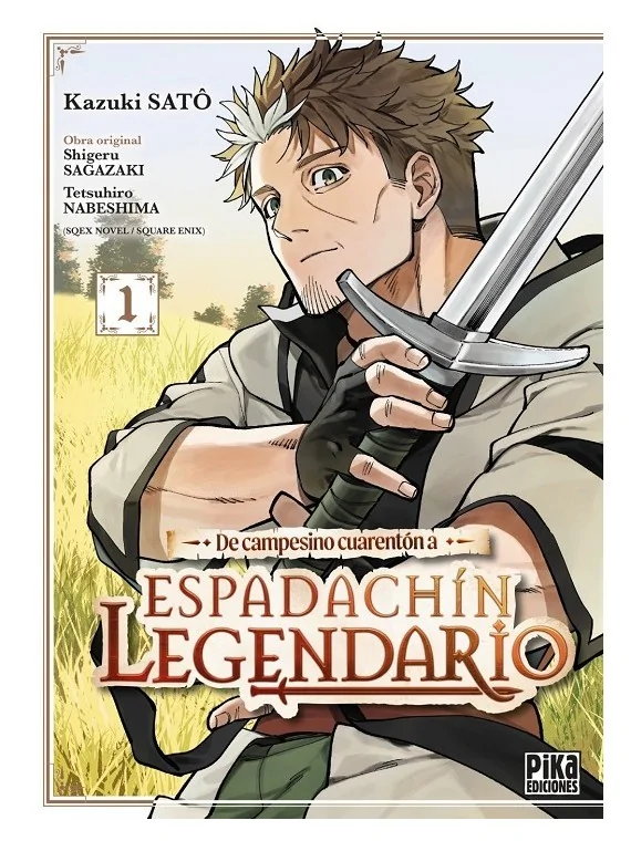 De Campesino Cuarentón a Espadachín Legendario de Pika Ediciones en Mangas | La Cueva Roja