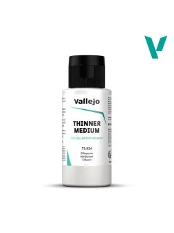 Thinner Medium Diluyente Auxiliar Vallejo 60 ml (70524) de Vallejo en Vallejo | La Cueva Roja