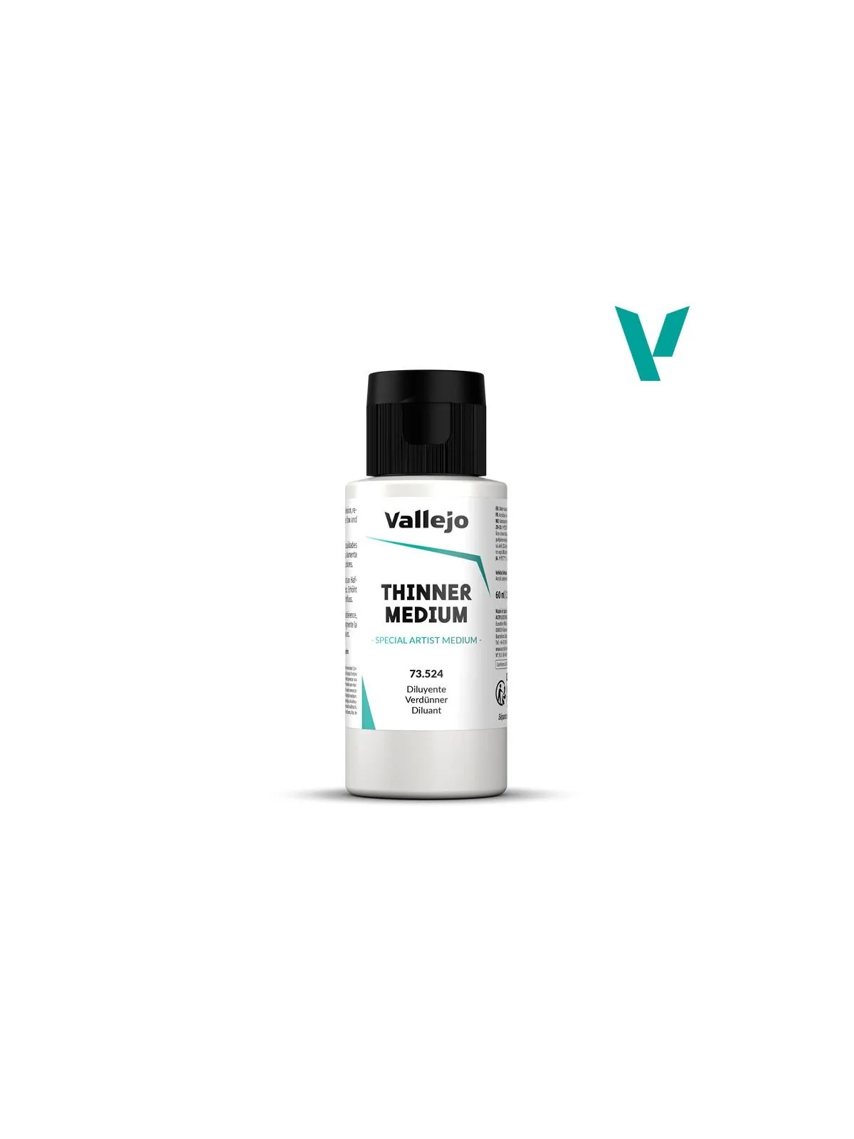 Thinner Medium Diluyente Auxiliar Vallejo 60 ml (70524) de Vallejo en Vallejo | La Cueva Roja