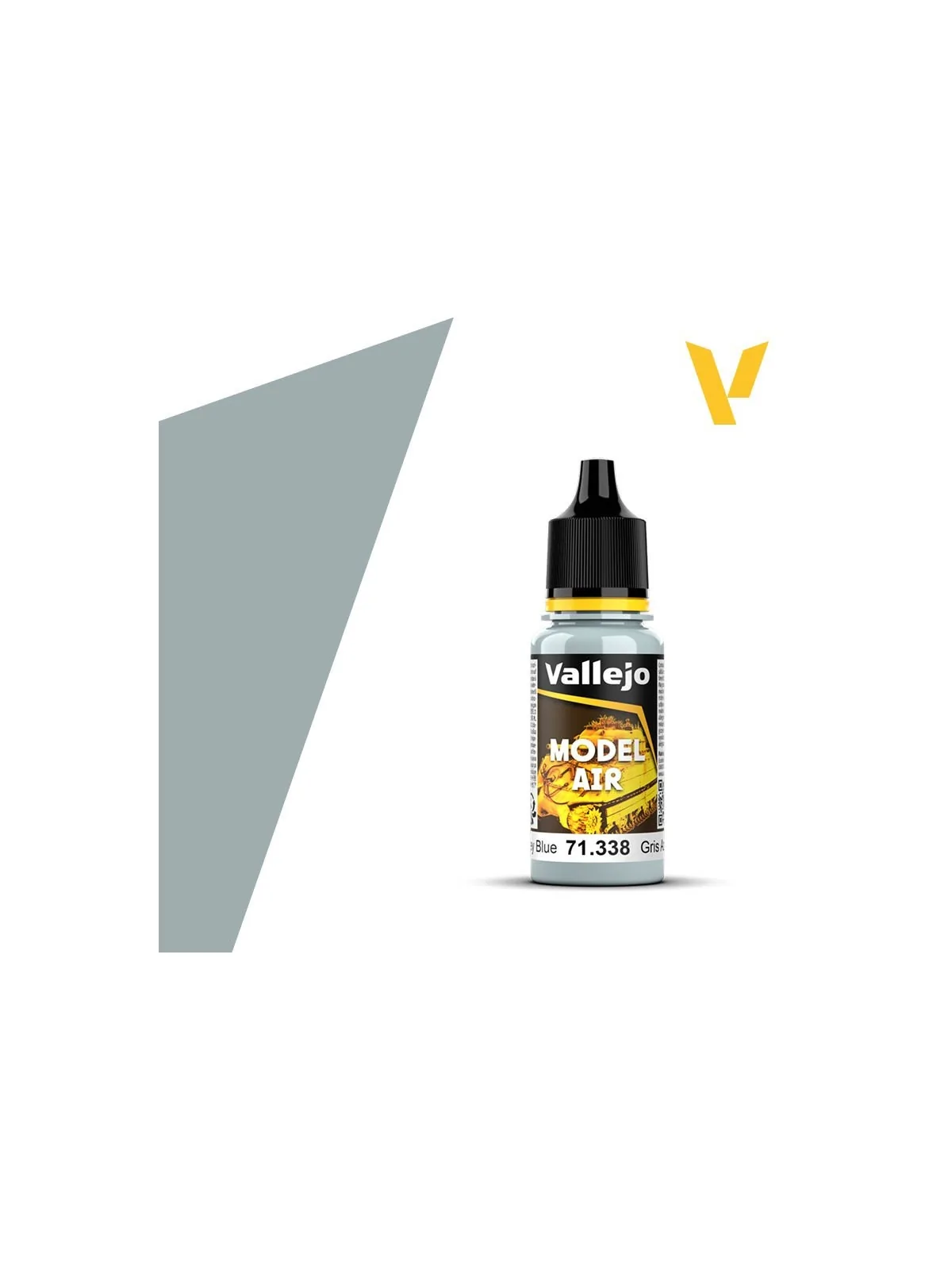 Gris Azul AF Ruso Model Air Vallejo 18ml (71338) de Vallejo en Model Air | La Cueva Roja