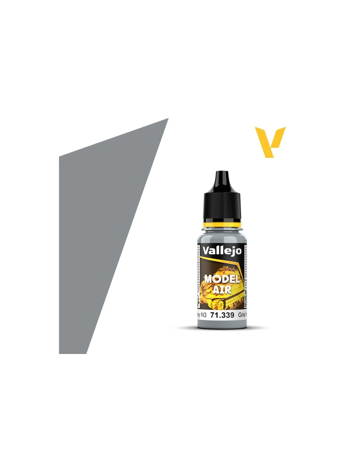 Gris N.3 AF Ruso Model Air Vallejo 18ml (71339) de Vallejo en Model Air | La Cueva Roja