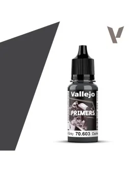 Dunkelgrau RAL7021 Primers Vallejo 18ml (70603) de Vallejo en Primers | La Cueva Roja