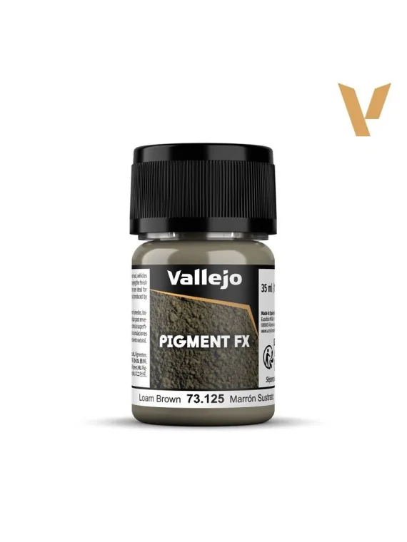 Marrón Sustrato Pigment Fx Vallejo 35ml (73125) de Vallejo en Pigment FX | La Cueva Roja