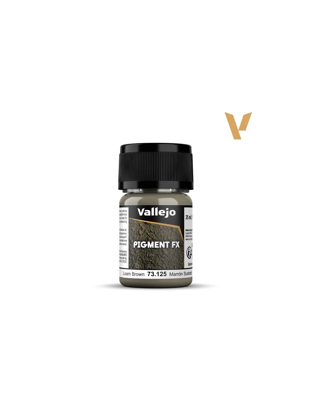 Marrón Sustrato Pigment Fx Vallejo 35ml (73125) de Vallejo en Pigment FX | La Cueva Roja