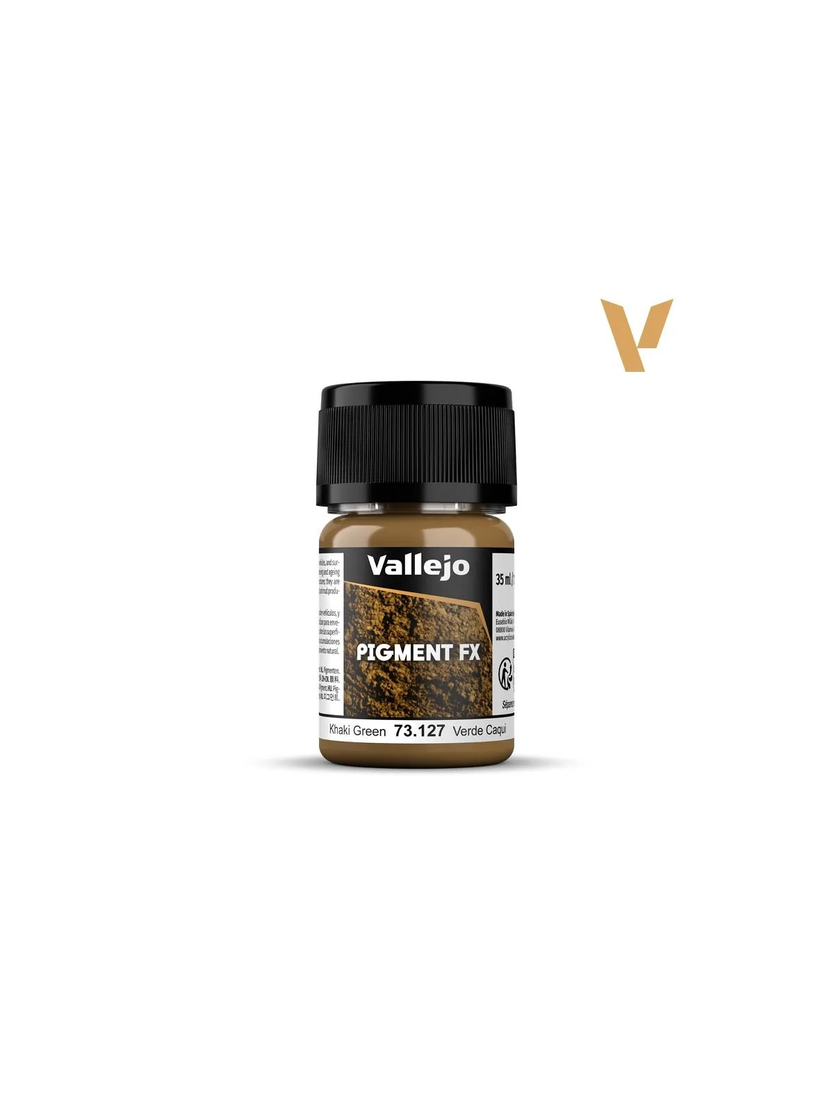 Verde Caqui Pigment Fx Vallejo 35ml (73127) de Vallejo en Pigment FX | La Cueva Roja