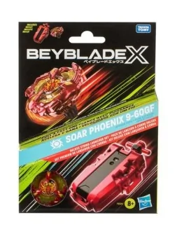 Beyblade X: Set Premium de Lanzador con Cuerda y Top Soar Phoenix de Hasbro en Beyblade X | La Cueva Roja