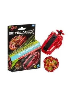 Beyblade X: Set Premium de Lanzador con Cuerda y Top Soar Phoenix de Hasbro en Beyblade X | La Cueva Roja