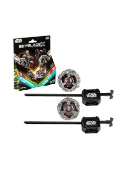 Beyblade X y Star Wars: The Mandalorian 3-60F vs. Moff Gideon 3-80N de Hasbro en Beyblade X | La Cueva Roja