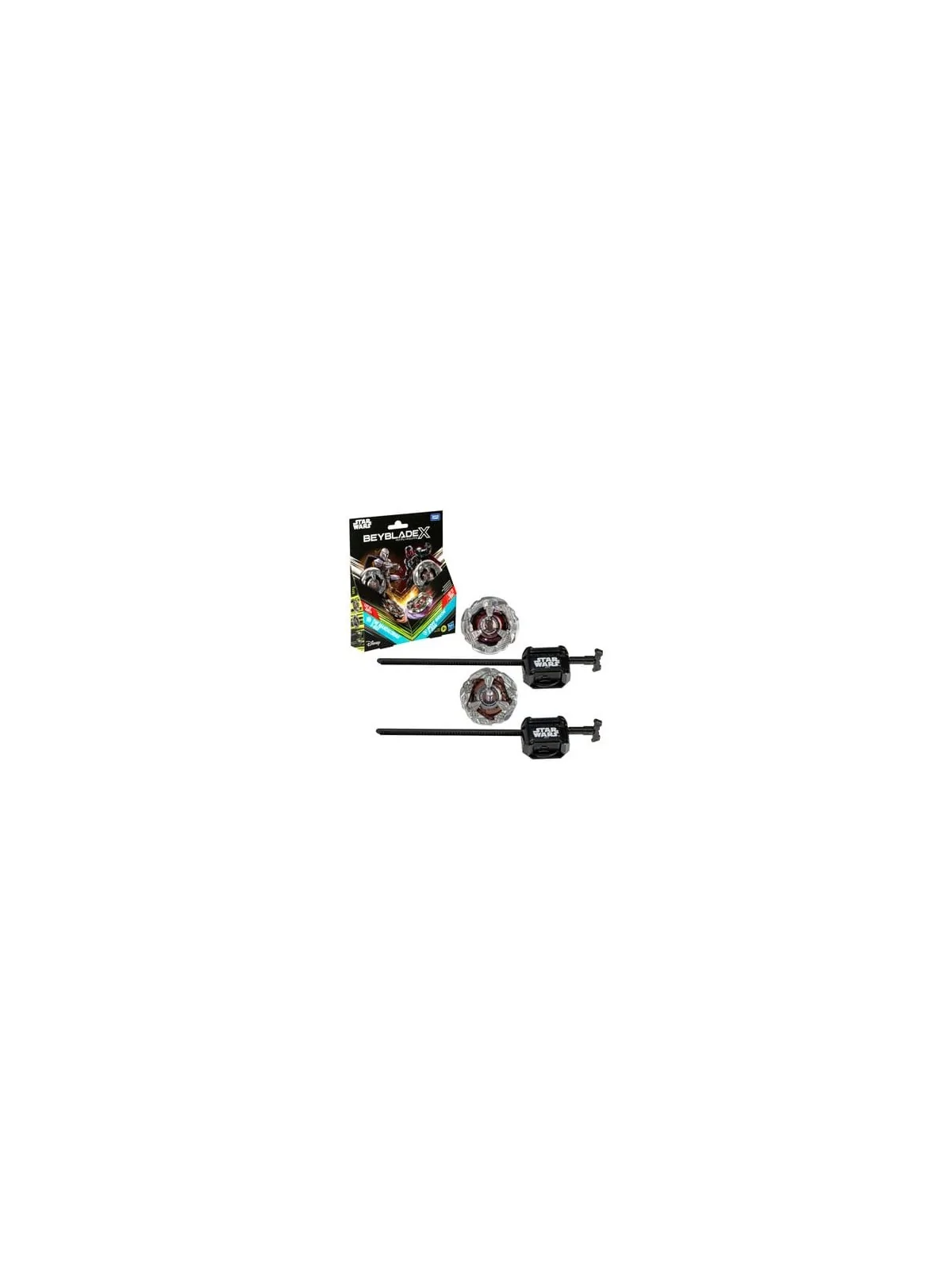 Beyblade X y Star Wars: The Mandalorian 3-60F vs. Moff Gideon 3-80N de Hasbro en Beyblade X | La Cueva Roja