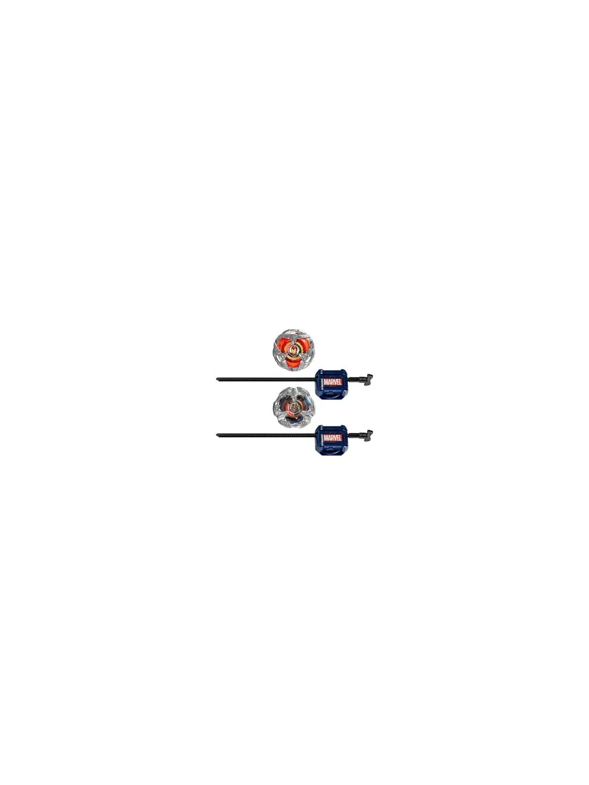 Beyblade X: Colaboración con Marvel, Set Iron Man 4-80B vs. Thanos 4-60P de Hasbro en Beyblade X | La Cueva Roja