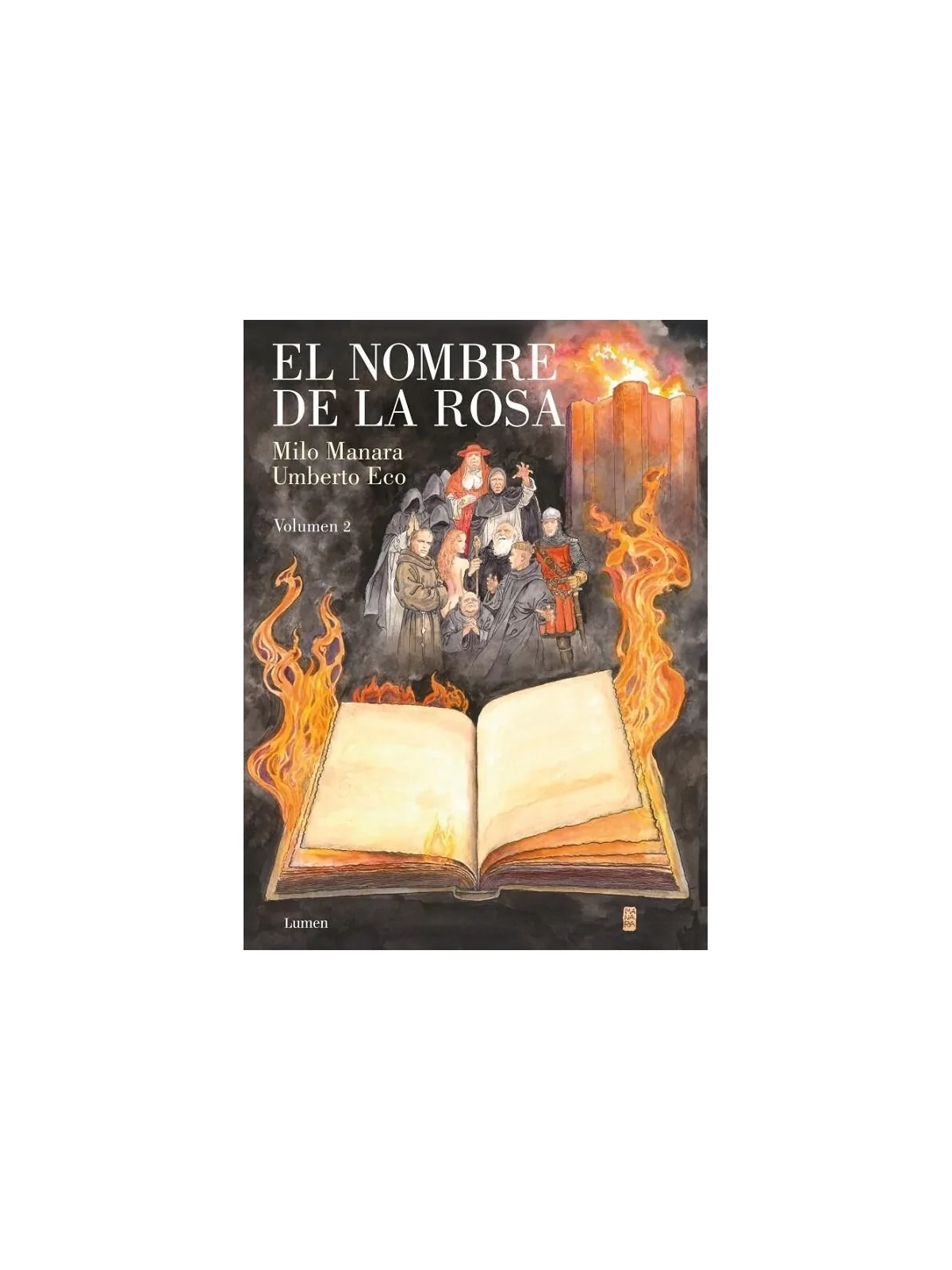 El Nombre de la Rosa Vol.2 de Lumen en Cómics Europeo | La Cueva Roja
