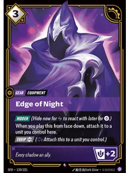Edge of Night de Riftbound en 02 - Spiritforged | La Cueva Roja
