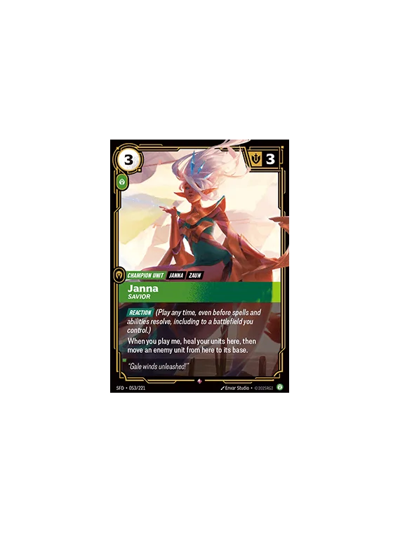Janna, Savior de Riftbound en 02 - Spiritforged | La Cueva Roja
