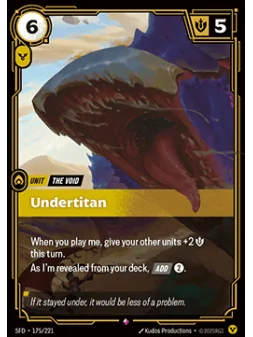 Undertitan de Riftbound en 02 - Spiritforged | La Cueva Roja