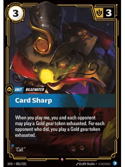 Card Sharp de Riftbound en 02 - Spiritforged | La Cueva Roja