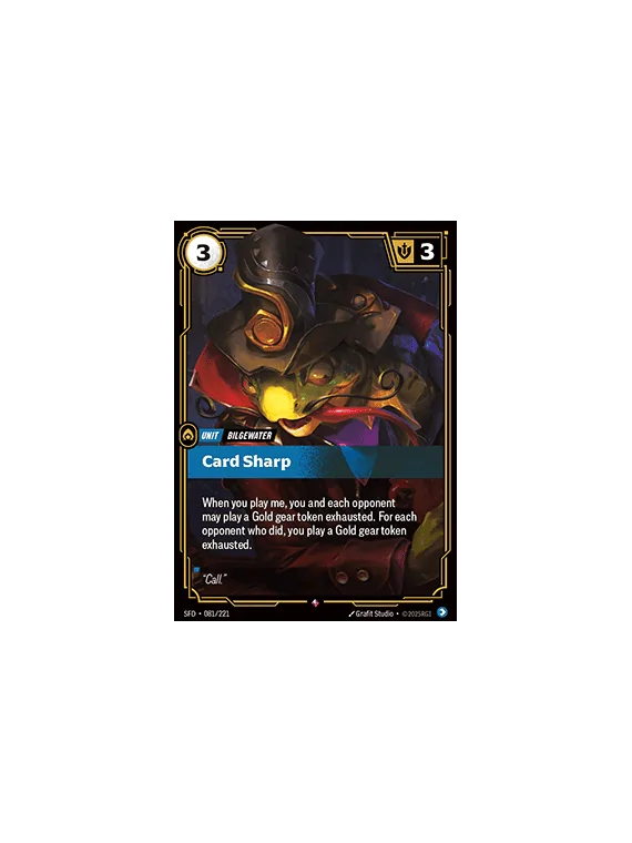 Card Sharp de Riftbound en 02 - Spiritforged | La Cueva Roja