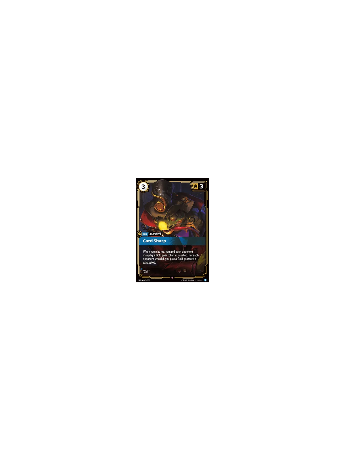 Card Sharp de Riftbound en 02 - Spiritforged | La Cueva Roja