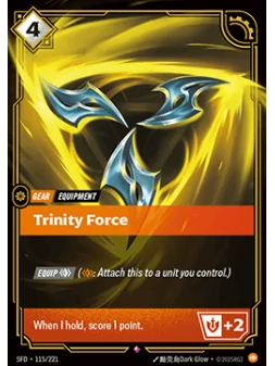 Trinity Force de Riftbound en 02 - Spiritforged | La Cueva Roja