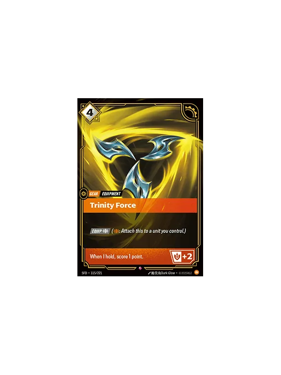 Trinity Force de Riftbound en 02 - Spiritforged | La Cueva Roja