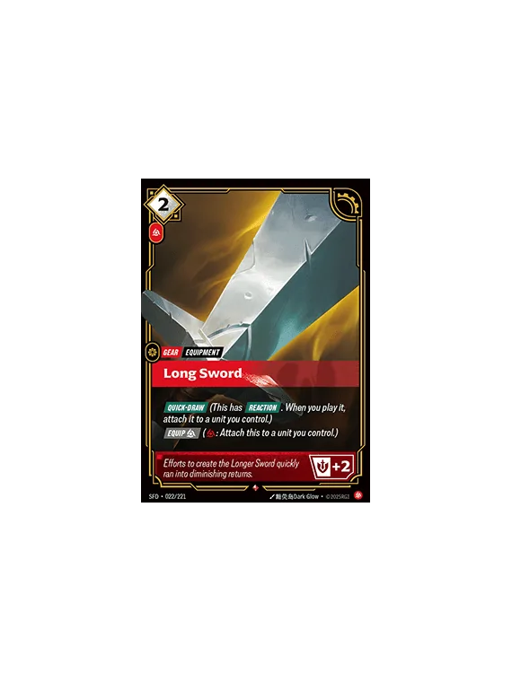 Long Sword de Riftbound en 02 - Spiritforged | La Cueva Roja