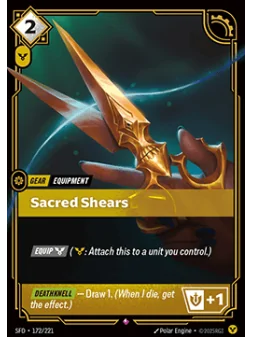 Sacred Shears de Riftbound en 02 - Spiritforged | La Cueva Roja