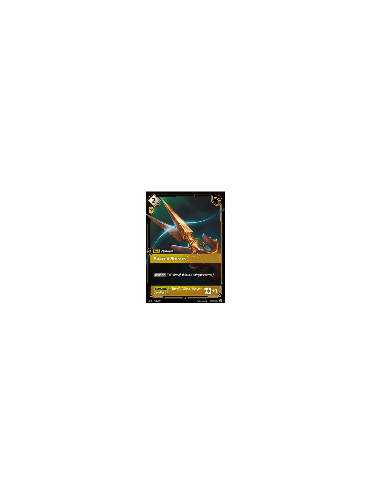 Sacred Shears de Riftbound en 02 - Spiritforged | La Cueva Roja