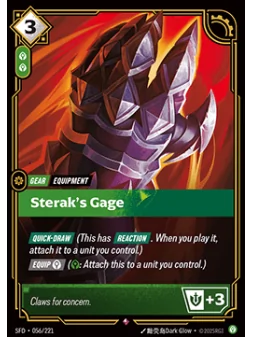 Sterak's Gage de Riftbound en 02 - Spiritforged | La Cueva Roja