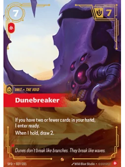 Dunebreaker de Riftbound en 02 - Spiritforged | La Cueva Roja