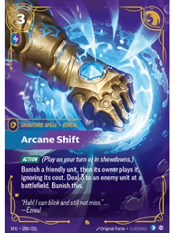 Arcane Shift de Riftbound en 02 - Spiritforged | La Cueva Roja